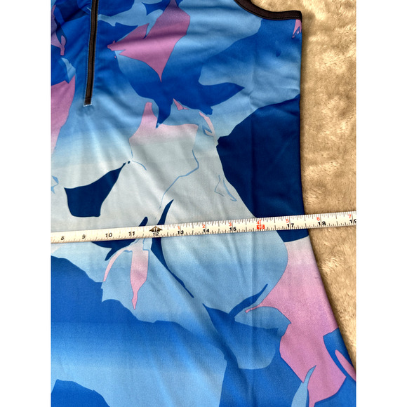 Callaway Golf Blue Sea Star Dress Opti-Dri Sun Protection Womens Size M NEW - Picture 7 of 9
